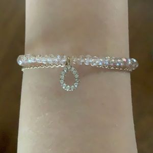 Beaded crystal bracelet